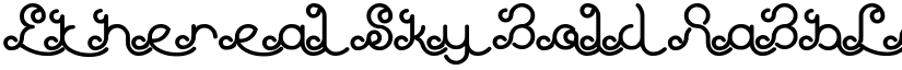 Ethereal Sky Bold font
