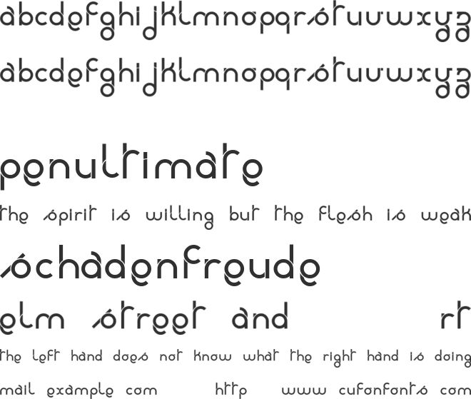 rondie font preview