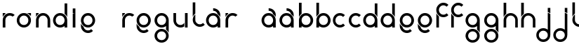 rondie Regular font