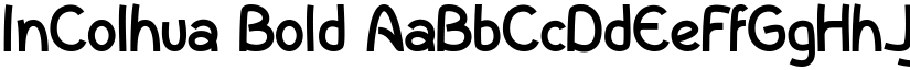 InColhua Bold font