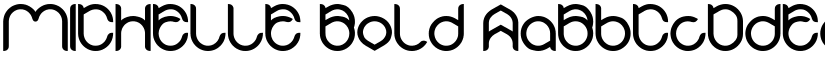 MICHELLE Bold font