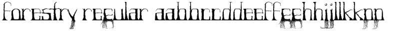 Forestry font download