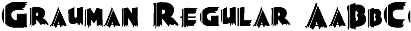 Grauman Regular font