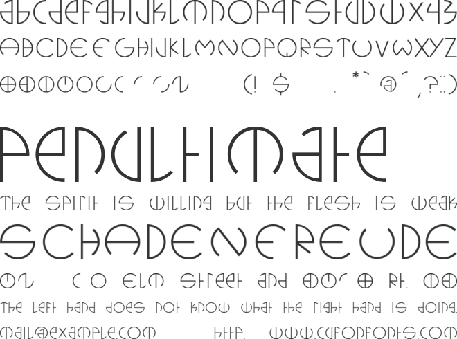 cerclip font preview