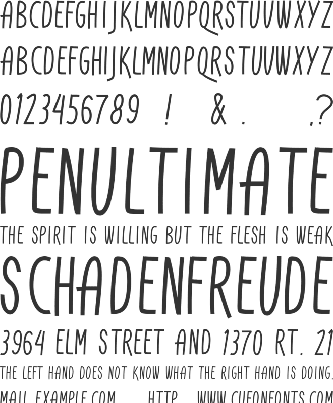 Don Aquarel font preview