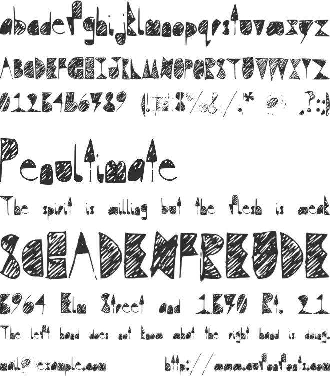 QuestraDoodle font preview