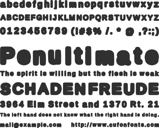 MyBold font preview