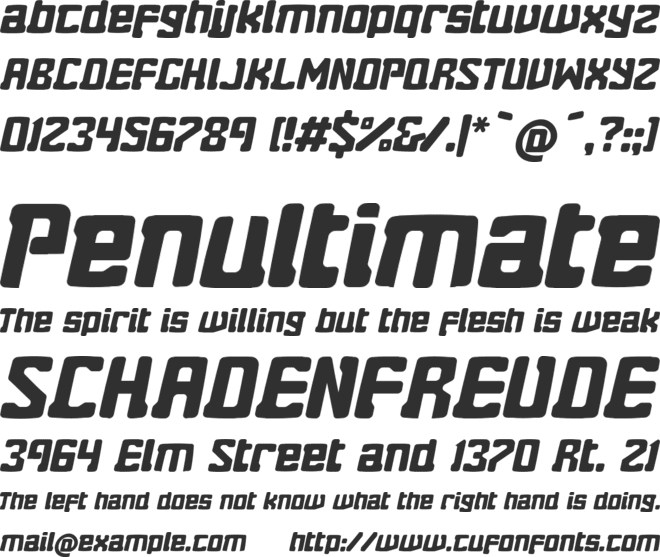 Eightball font preview