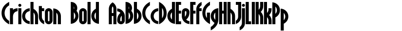 Crichton Bold font