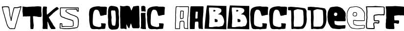 VTKS COMIC font