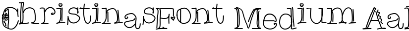 ChristinasFont Medium font