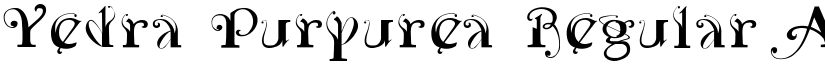 Yedra Purpurea font download