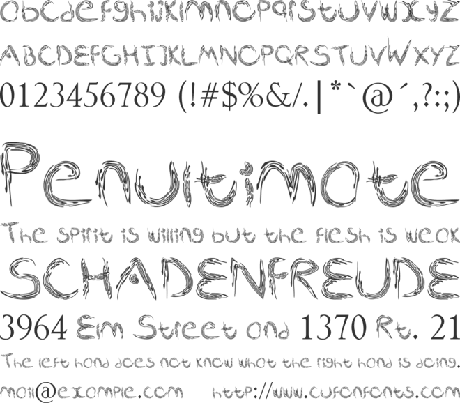 Favicon font preview