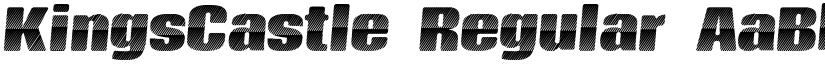 KingsCastle Regular font