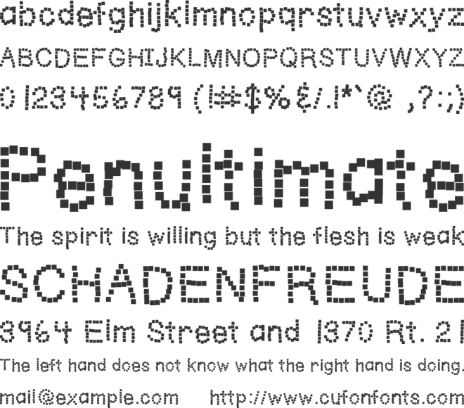 KBWriteItOnaPostIt font preview