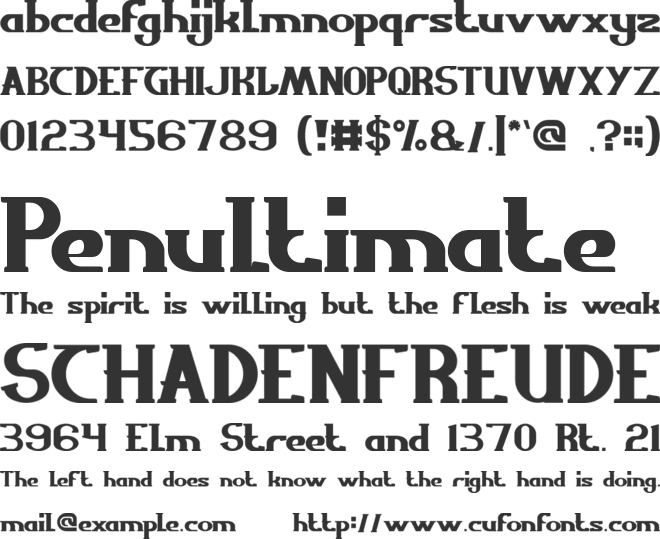 scientist font preview