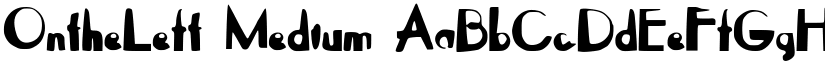 OntheLeft font download