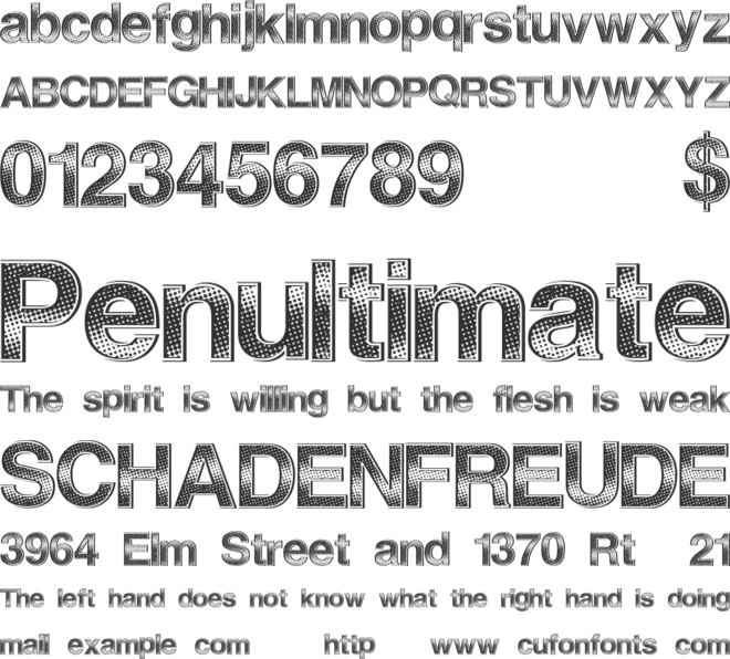 TitleSolution font preview