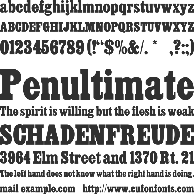 Cairo font preview