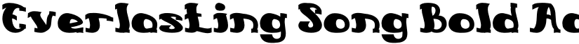 Everlasting Song Bold font