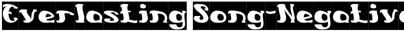 Everlasting Song-Negative Regular font