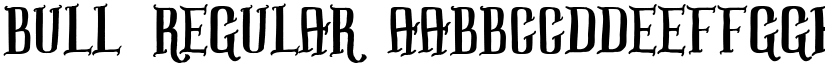 Bull Regular font