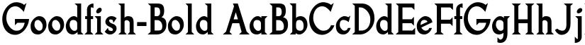 Goodfish-Bold font