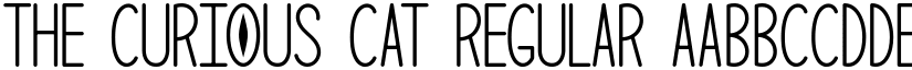 The Curious Cat Regular font