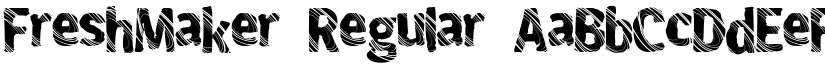 FreshMaker Regular font