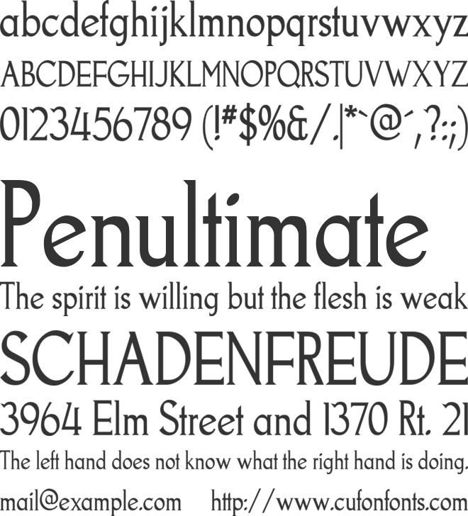 Goodfish font preview