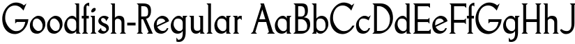 Goodfish-Regular font