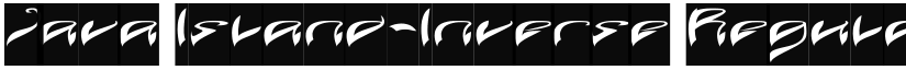 Java Island-Inverse Regular font