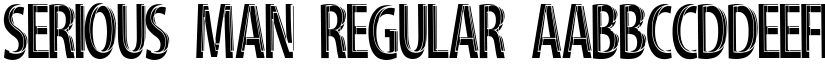 Serious Man Regular font
