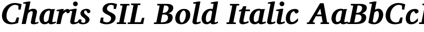 Charis SIL Bold Italic font