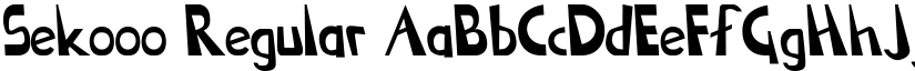 Sekooo font download