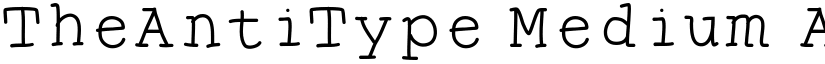 TheAntiType font download