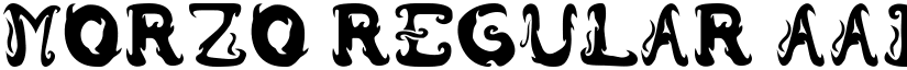 Morzo Regular font