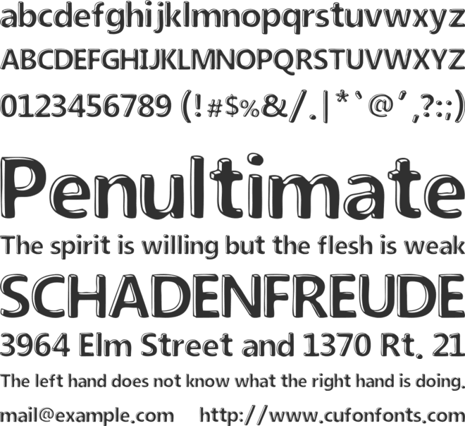 New Society font preview