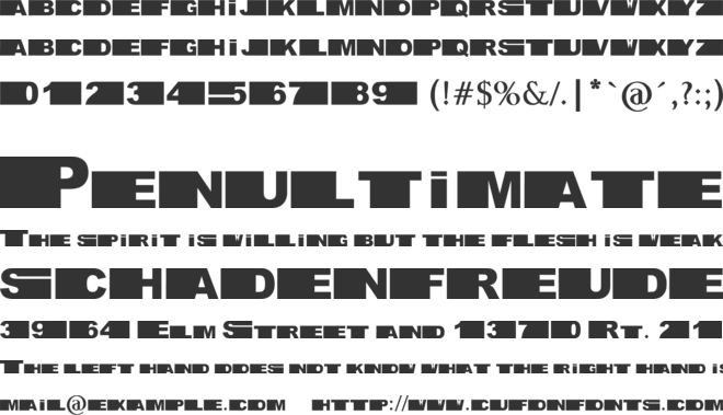 fifth avenue font preview