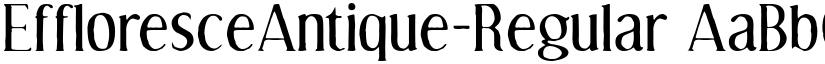 EffloresceAntique-Regular font