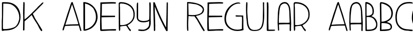 DK Aderyn Regular font
