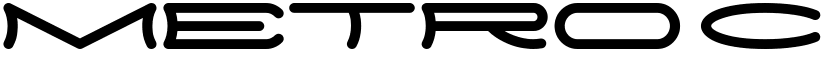 METRO CITY Bold font