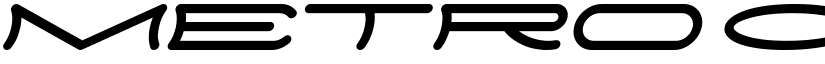 METRO CITY Italic font
