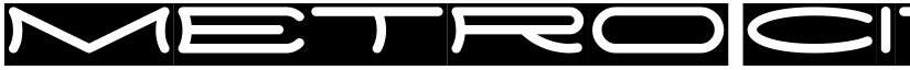 METRO CITY-inverse Regular font