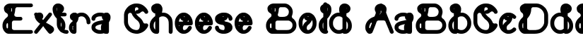 Extra Cheese Bold font