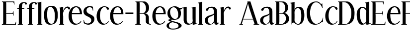 Effloresce-Regular font