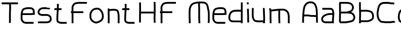 TestFontHF Medium font