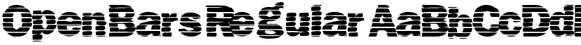 OpenBars font download