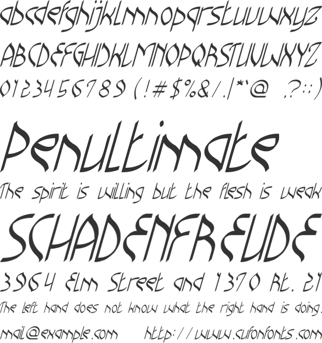 Champion Coffee Cup font preview