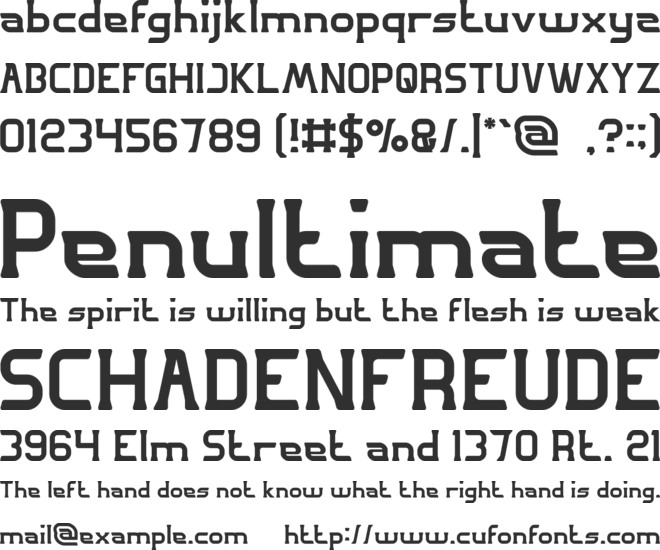 GREAT ADVENTURE font preview